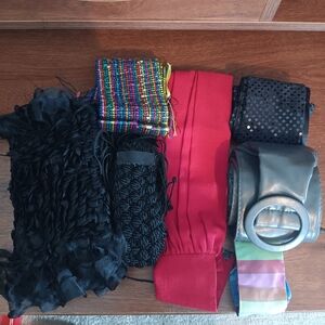 Bundle of vintage belts and sashes (belts fit like a XS)